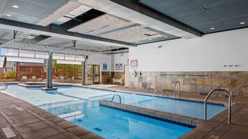 Indoor pool, a heated pool