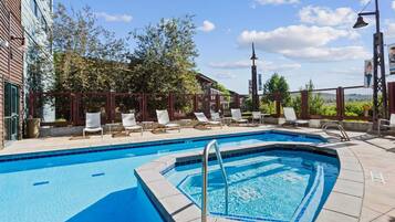 Indoor pool, a heated pool
