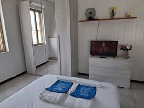 1 غرفة نوم وواي فاي وملاءات أسرّة