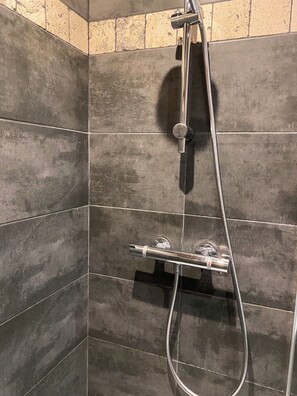 Regadera y secadora de cabello 