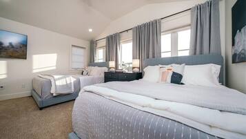 3 dormitorios, tabla de planchar con plancha, wifi y ropa de cama