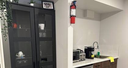 2-bedroom furnished basement suite with private entrance. Comfortably sleeps 5.