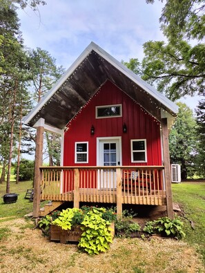 Exterior - Peace & Simplicity in a Little Red Cabin on the Farm (Lena)