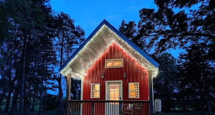Peace & Simplicity in a Little Red Cabin on the Farm