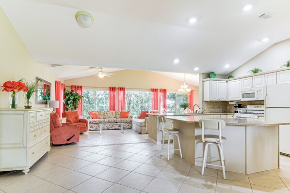 House (3 Bedrooms) | Interior - Single-story Home w/ Golf Cart in The Villages (The Villages)