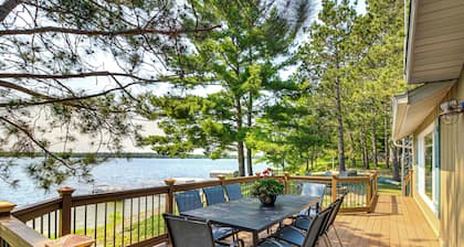 Family Retreat on Cross Lake: Boat, Swim & Relax!