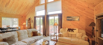 Ski, Ice Fish & Snowmobile: Getaway w/ Deck!