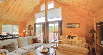 Ski, Ice Fish & Snowmobile: Getaway w/ Deck!