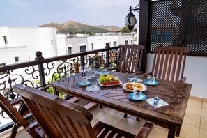 Superior Apartment, Balcony, Pool View | Balcony - Cağlar My House Apart Hotel (Bodrum)