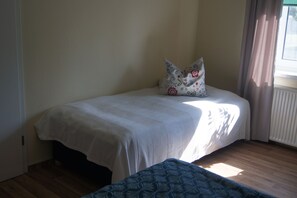 Iron/ironing board, WiFi, bed sheets
