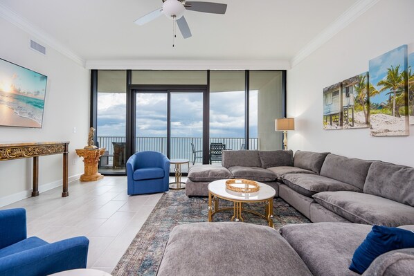 Condo, 3 Bedrooms | Living area - Phoenix Gulf Shores Ii 1203 3 Bedroom Condo (Gulf Shores)
