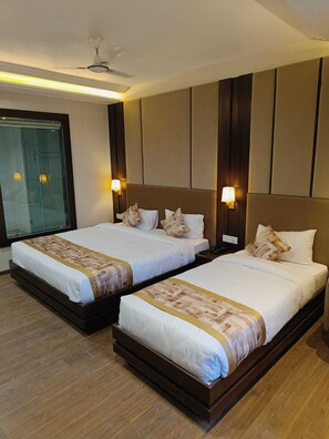 Soap, shampoo, toilet paper