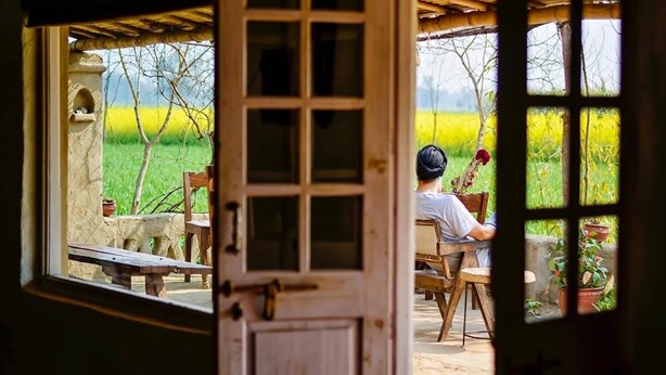 Kamar Double Deluks, pemandangan kebun | Area keluarga