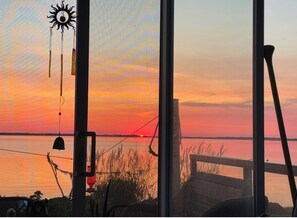Vue depuis lâhĂ©bergement