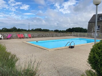 Vue sur piscine