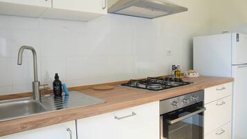 Kühlschrank, Ofen, Herdplatte, Geschirrspüler