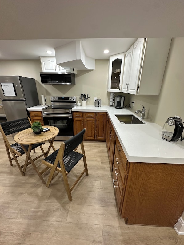 Microwave, oven, stovetop