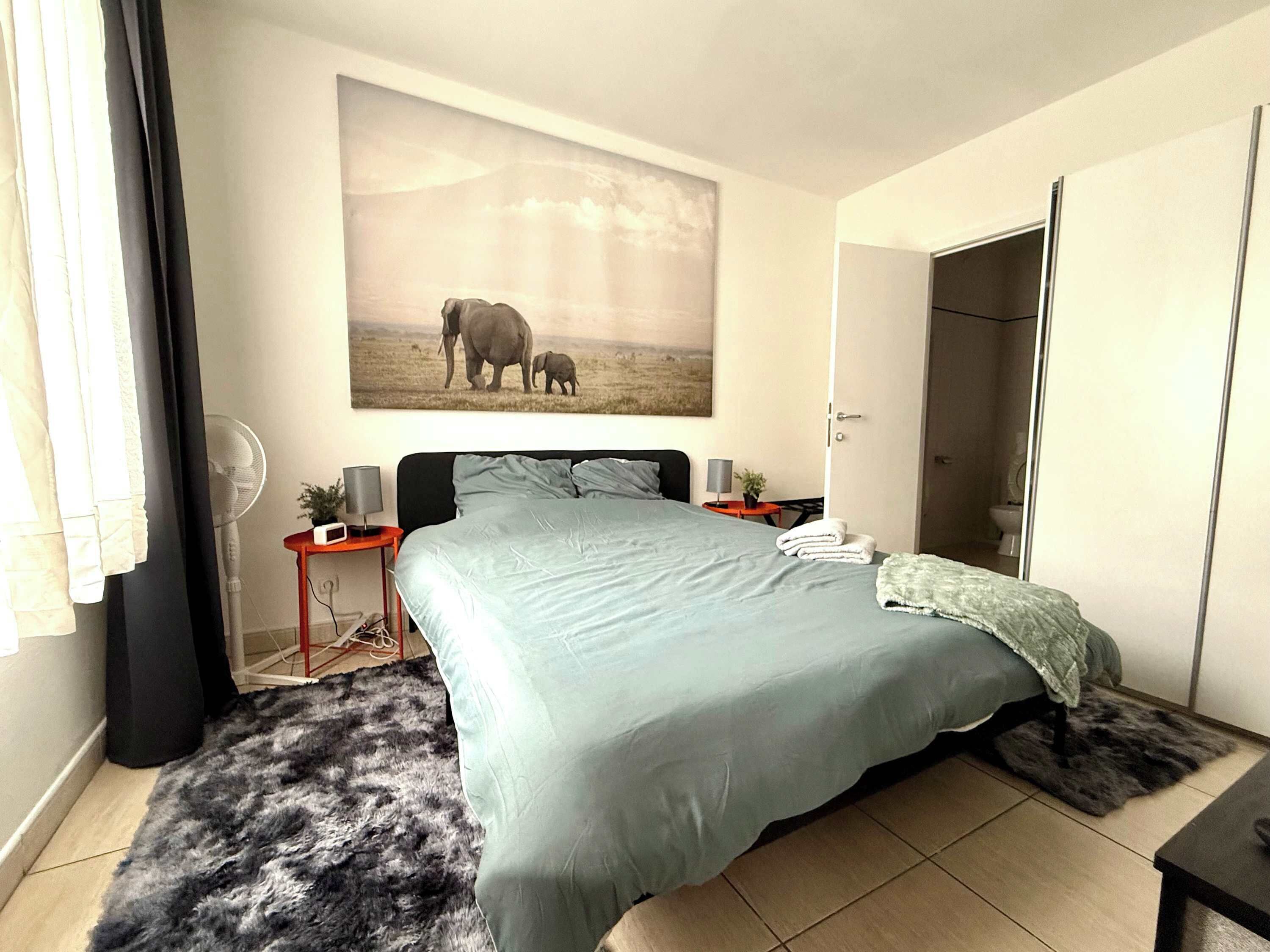 1 chambre, bureau, fer et planche à repasser, Wi-Fi