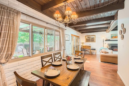 Dining. Charming 3BR/2BA with Fenced Backyard Oasis