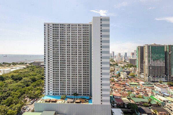 Leilighet, 1 soverom, balkong, byutsikt | Eksteriør