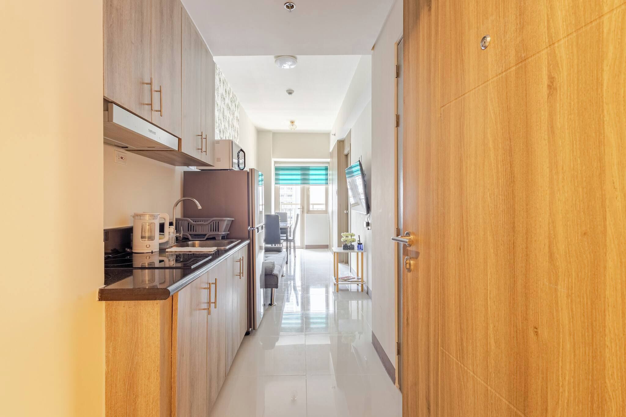 Apartamento, 1 habitación, balcón, vistas a la ciudad | Interior