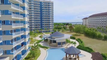 Condo, 1 Bedroom, Accessible, Balcony | Pool | Outdoor pool