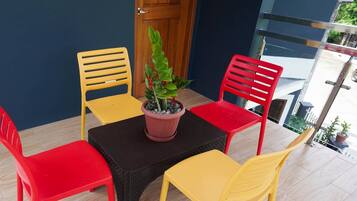 Room, 1 Bedroom, Terrace, Garden View | Terrace/patio