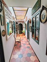 Classic Double Room | Living area | 32-inch Smart TV with cable channels