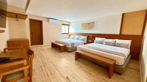 In-room safe, desk, laptop workspace, blackout drapes
