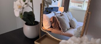 2 bedroom apartment overlooking the the mouth of the Kenai River. Downtown Kenai