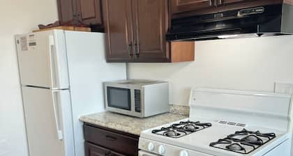 2 bedroom apartment overlooking the the mouth of the Kenai River. Downtown Kenai