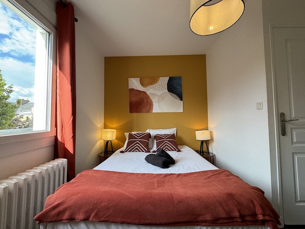 Appartement | 2 chambres, fer et planche à repasser
