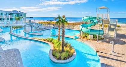 New Direct Beachfront Last Minute Price Drop thru Oct Lazy River & Waterslide