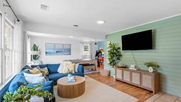 Smart TV, ping pong, books