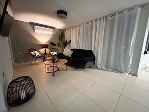 Smart-tv en een open haard