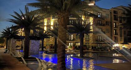 Resort style luxury pool & gym, close to everything, own parking spot