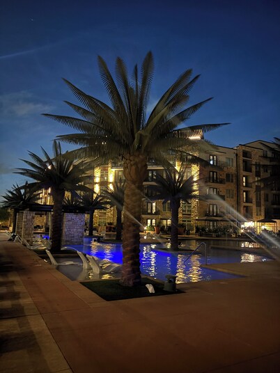 Resort style luxury pool & gym, close to everything, own parking spot