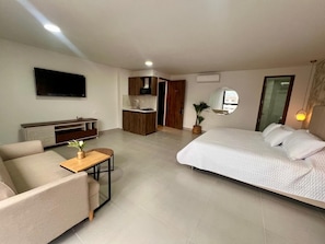1 chambre, fer et planche à repasser, draps fournis