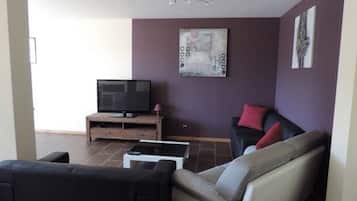 TV, fireplace, DVD player, stereo