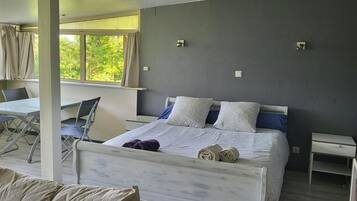 1 chambre, fer et planche Ă repasser, Wi-Fi gratuit, draps fournis