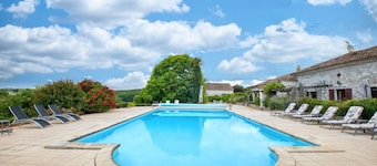 La Garenne – Gîte familiare con piscina e jacuzzi su 12 ettari vicino a Bergerac