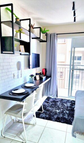 Standard Apartment, Lanai | Living area - Laguna 1412 - Moderno e Funcional (Sao Paulo)