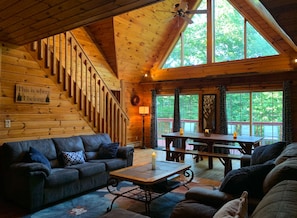 Interior - Bachelor Parties, direct access to Lehigh River to hike, bike, fish and swim. (White Haven)