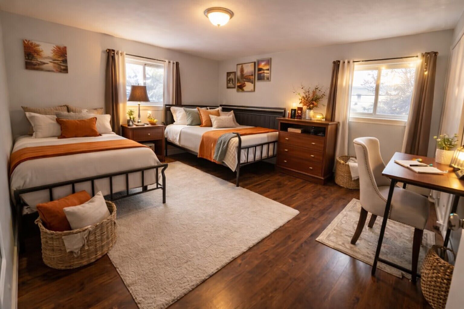 5 多间卧室、客房内保险箱、熨斗/熨衣板、旅行婴儿床