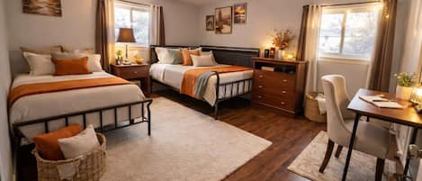 5 bedrooms, in-room safe, iron/ironing board, travel crib