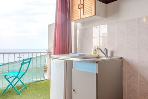 Fridge, stovetop, cookware/dishes/utensils, spices