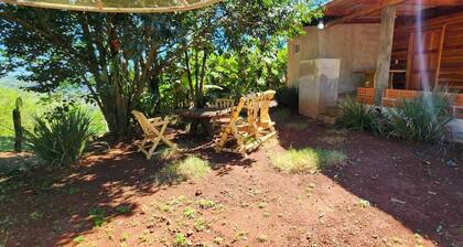 Fully equipped cabins, on the jungle route on the way to the Moconá Falls.