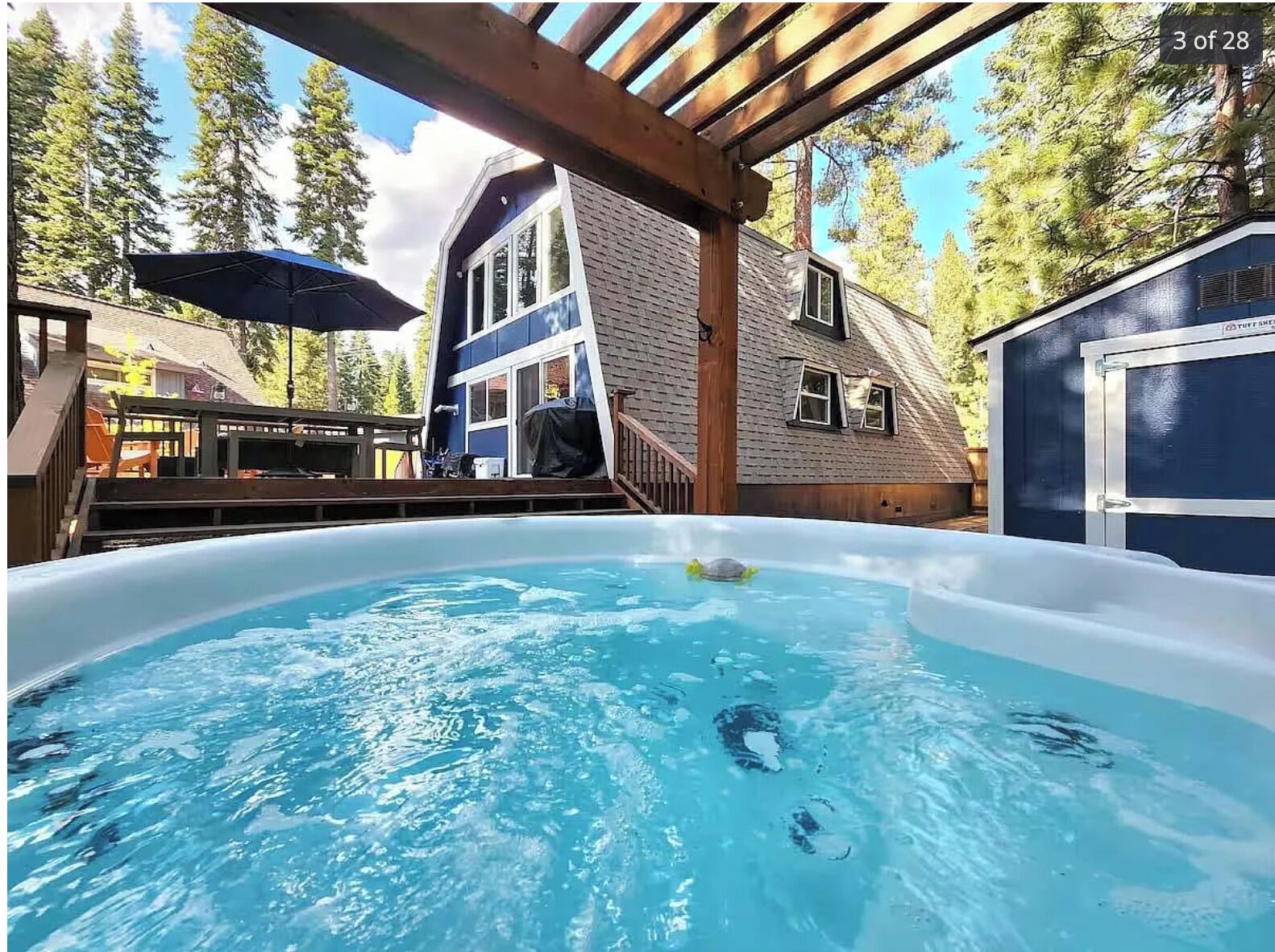 Hot tub available all year round