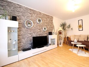 Living area - Holiday Home in Husum With Swimming Pool (Husum)