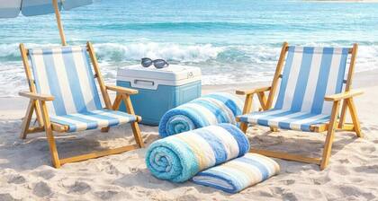 Ocean-View 1BR Retreat w/ Large Private Terrace - Walk to Beach & Dining
